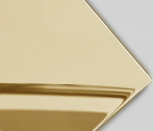 Blacha ozdobna MIRROR dark gold -wewnętrzna