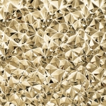 Blacha ozdobna CRASH bright gold - wewnętrzna
