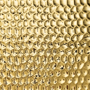 Blacha ozdobna MIELE B dark gold - wewnętrzna
