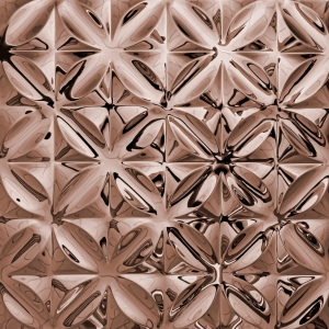 Blacha ozdobna CARRE copper - wewnętrzna
