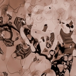 Blacha ozdobna STORM L copper - zewnętrzna