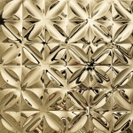 Blacha ozdobna CARRE bright gold - zewnętrzna