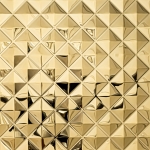 Blacha ozdobna CUADRO dark gold - zewnętrzna