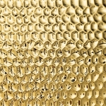 Blacha ozdobna MIELE B dark gold - zewnętrzna